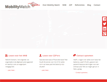 Tablet Screenshot of mobilitymatch.nl